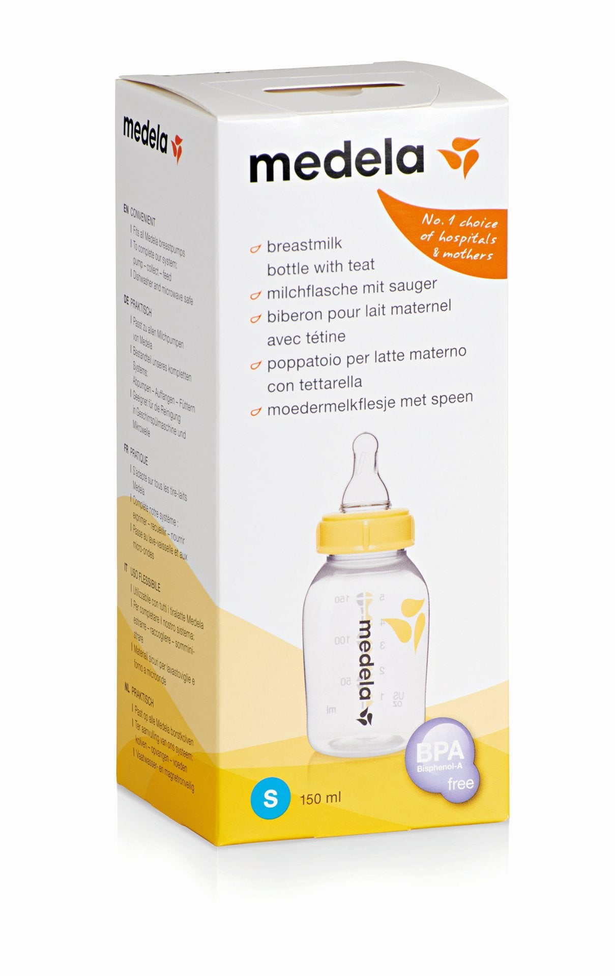 Medela Breast milk bottle with teat – cleftPharma.