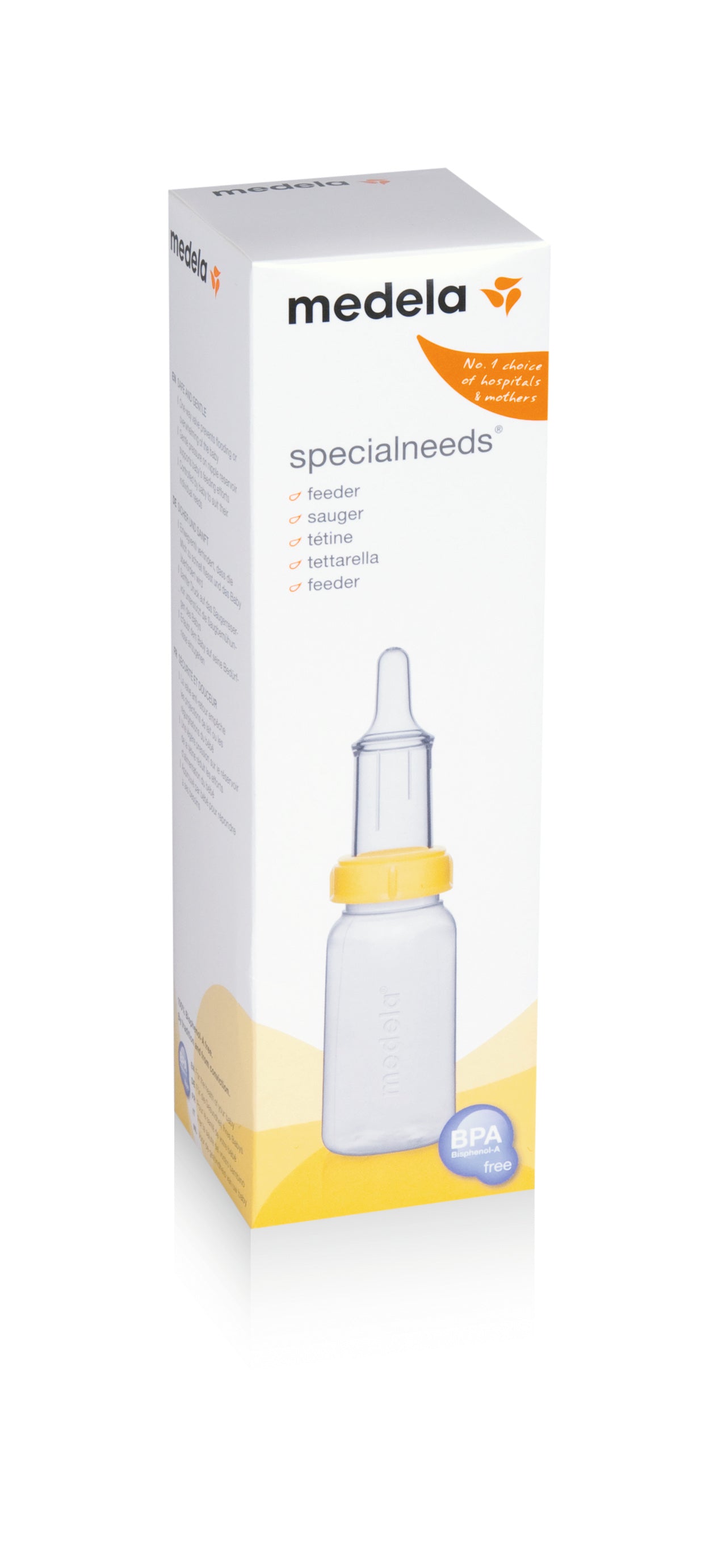 Medela Special Needs Feeding Bottle complete set, extra teat (Haberman)